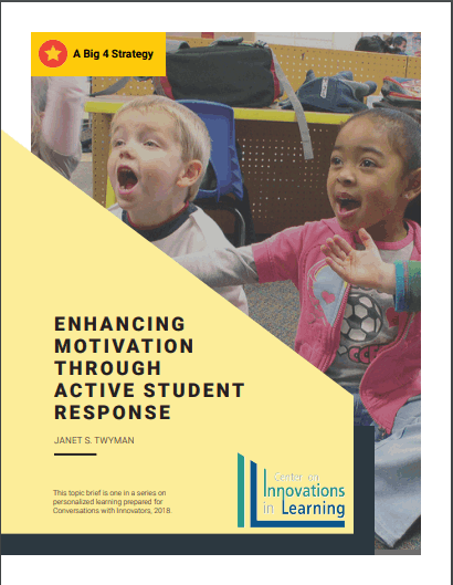 Enhancing Motivation Through Active Student Response Cover