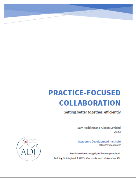 Practice-Focused Collaboration 